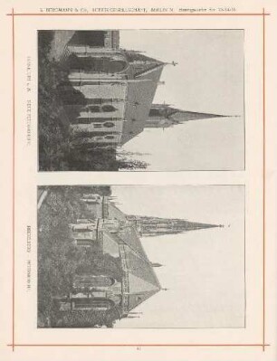 Frankfurt a. M. - Neuer Peterskirche ; Heidelberg - Peterskirche