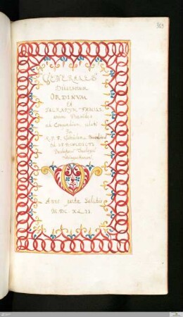 Gabriel Bucelin: Generales Diversorum Ordinum Et Sacrarum Familiarum Praesides ad Compendium relati