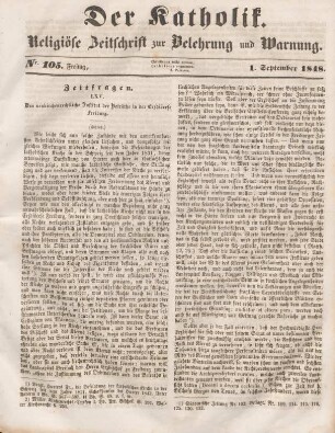 421-423 Zeitfragen : LXV. Das neukirchenrechtliche Institut der Beiräthe in der Erzdiöcese Freiburg (Schluß)