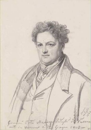 Bildnis Orti Manara, Giovanni Girolamo (1803-1858), Historiker, Kunsthistoriker, Archäologe