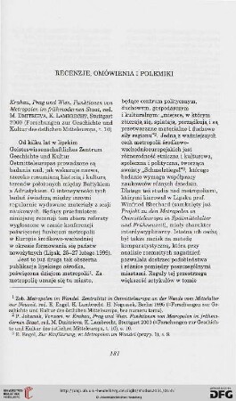 Krakau, Prag und Wien. Funktionen von Metropolen im frühmodernen Staat, red. M. Dmitrieva, K. Lambrecht