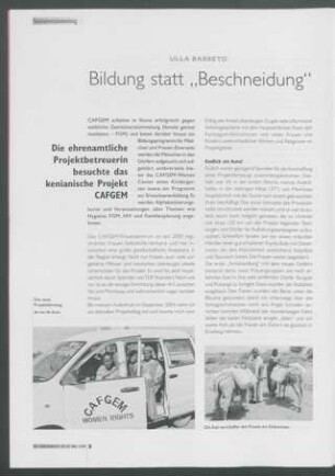 Bildung statt "Beschneidung"