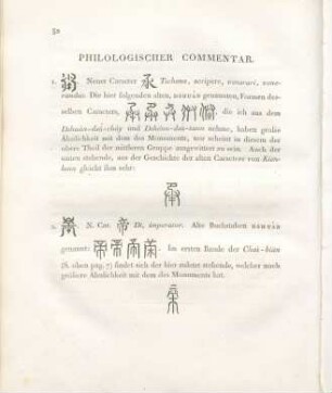 Philologischer Commentar.