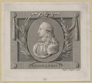 Bildnis des Ferdiandus IV.
