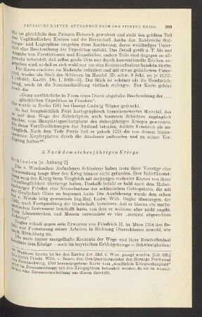 Nach dem siebenjährigen Kriege