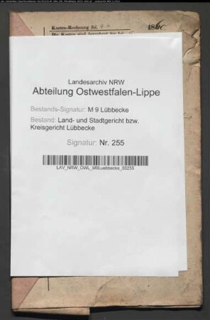 Erblasser: Brofendt, Anne Marie Louise, geb. Franke: