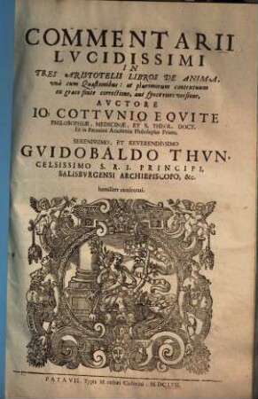 Commentarii ... in tres libros Aristotelis de anima : una cum quaestionibus