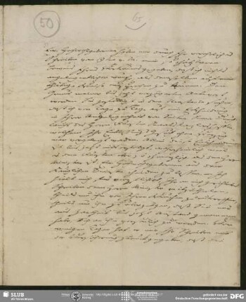 Eigenh. Brief von Johannes Schulze an August Wilhelm von Schlegel, Berlin, 19.02.1820