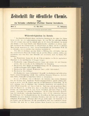 Widerwärtigkeiten im Berufe.