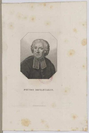 Bildnis des Pietro Metastasio