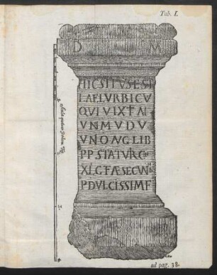 Tab. I. ad pag. 38