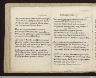 Standbilder. Das Dritte : [SW V: H17]; [SW V, S. 55/116]