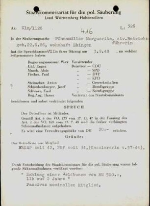Pfannmüller, Marguerite