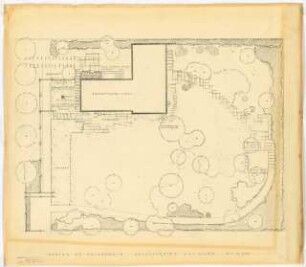Garten Dr. Heidenhain, Kleinmachnow: Lageplan 1:100