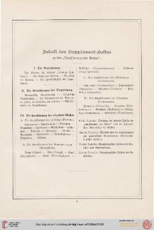 Inhaltverzeichnis