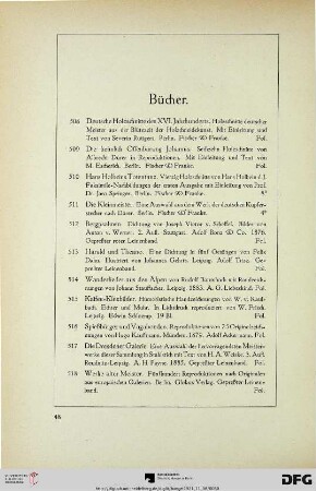 Bücher (Nr. 508-540)