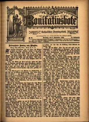 Ausgabe vom Sonntag, den 09. September 1894.