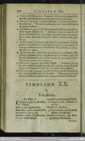 Timoleon XX.