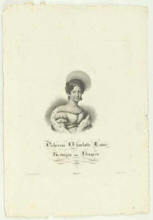 Bildnis der Therese Charlotte Louise von Bayern