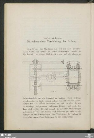 Direkt wirkende Maschinen ohne Verdichtung der Ladung
