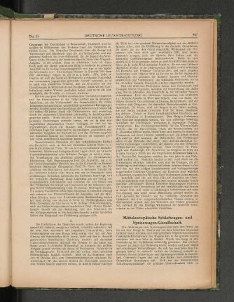 Mitteleuropäische Schlafwagen- und Speisewagen-Gesellschaft.