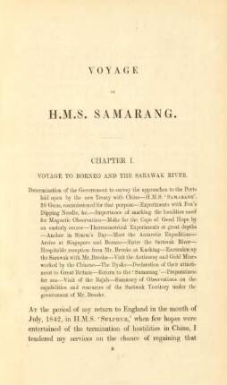 Chapter I. Voyage to Borneo and the Sarawak River