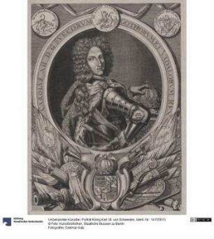 Porträt König Karl XII. von Schweden