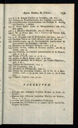 159-160, Pakketten