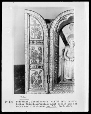 Andreas-Triptychon mit Szenen aus dem Leben des Heiligen — Szenen aus dem Leben des Heiligen Andreas