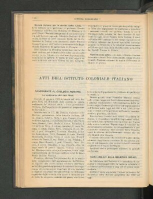 Atti legislativi e di governo del Regno d'Italia.