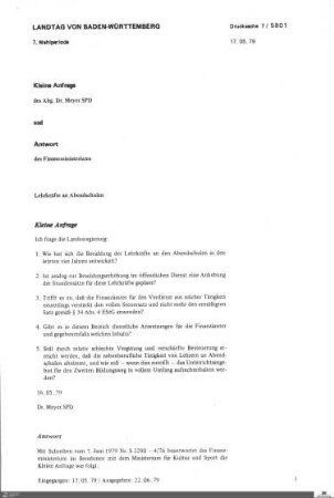 Drucksachen 5801-6000: Anträge, Anfragen, Gesetzentwürfe