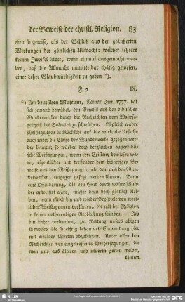 [Anmerkung über eine Einwendung im deutschen Museum, Monat Jun. d.J.vom Genius des Sokrates]