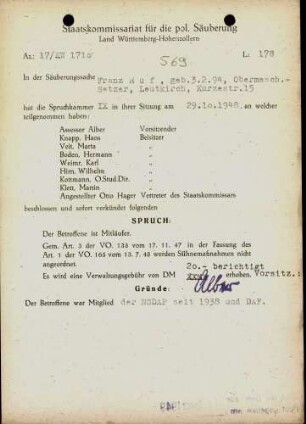 Ruf, Franz