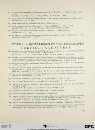 Delftsch aardewerk (Nr. 688-734)