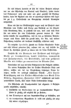 §. 10. Vergleichung beider Projecte.