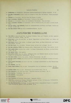 Japanische Porzellane (Nr. 423-450)