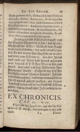 Ex Chronicis