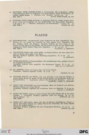 Plastik (Nr. 346-369)