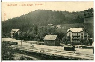 Lauenstein. Bahnhof