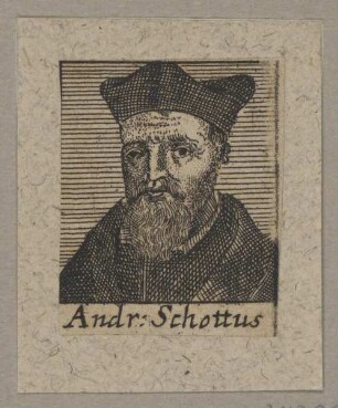 Bildnis des Andr. Schottus