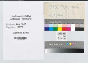 Entnazifizierung Ernst Goetsch, geb. 28.10.1886 ()