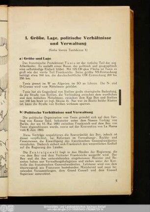 I. Größe, Lage, politische Verhältnisse und Verwaltung