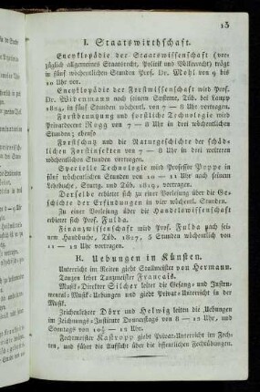 13, I. Staatswirthschaft