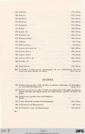 Stoffe (Nr. 384-397)
