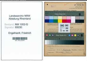 Entnazifizierung Friedrich Engelhardt, geb. 04.10.1915 (Dekorateur)