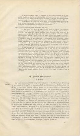 VI. Einzelne Geschäftszweige.