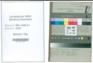 Entnazifizierung Otto Mensch , geb. 26.01.1902 (Polizist)