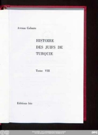 8: Histoire des Juifs de Turquie