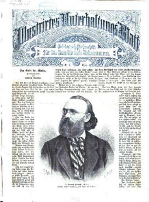Illustriertes Unterhaltungsblatt : belletristische Wochenschrift für die Familie und jedermann. 1874