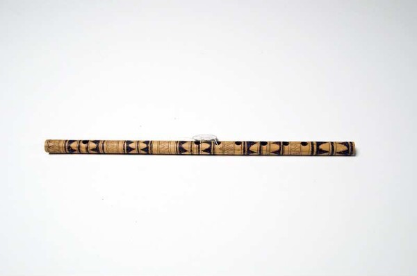 open transverse flute with finger holes